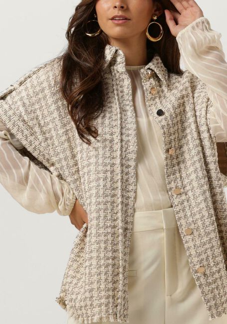 Beige NOTRE-V Gilet X BO - INGE GILET - large