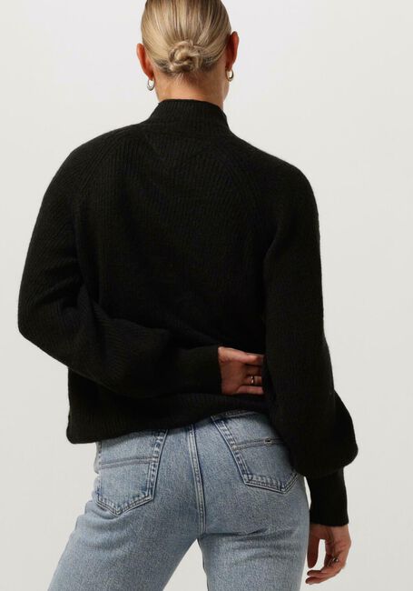 Zwarte TOMMY JEANS Coltrui TJW RLX TURTLENECK LOFTY SWEATER - large