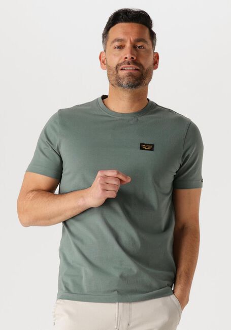 Groene PME LEGEND T-shirt SHORT SLEEVE R-NECK GUYVER TEE - large
