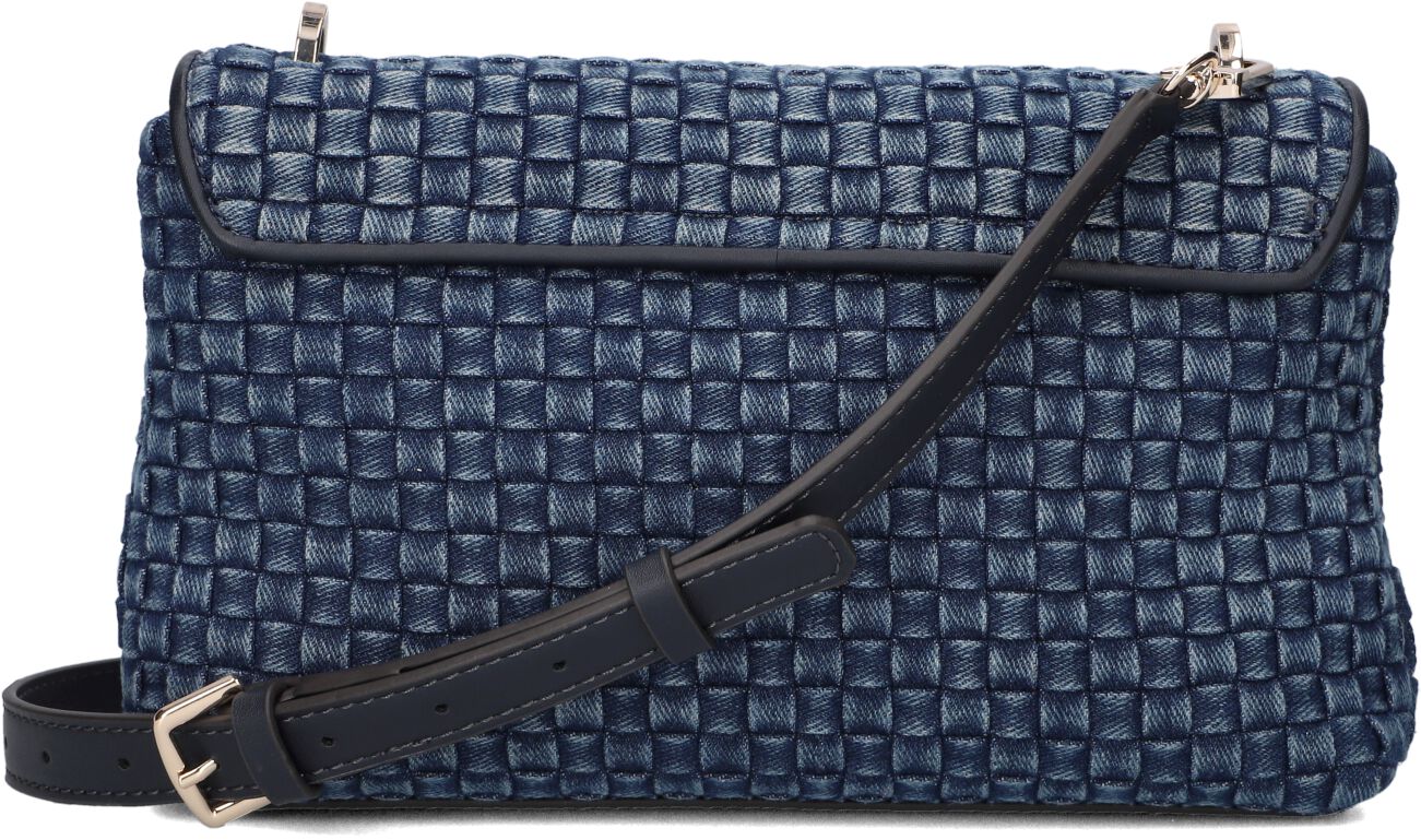 GUESS Dames Schoudertassen Majka Crossbody Flap Blauw