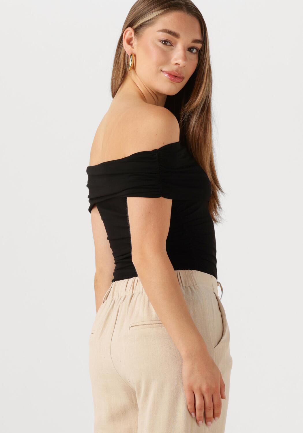 EDITED Dames Tops & T-shirts Valery Top Zwart