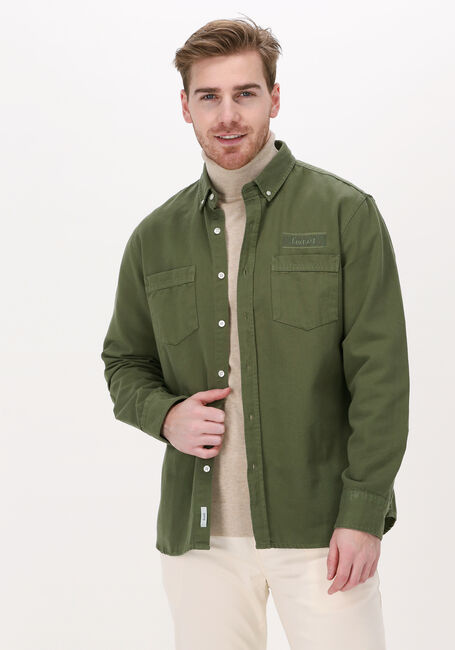 Donkergroene FORÉT Overshirt BEAR - large