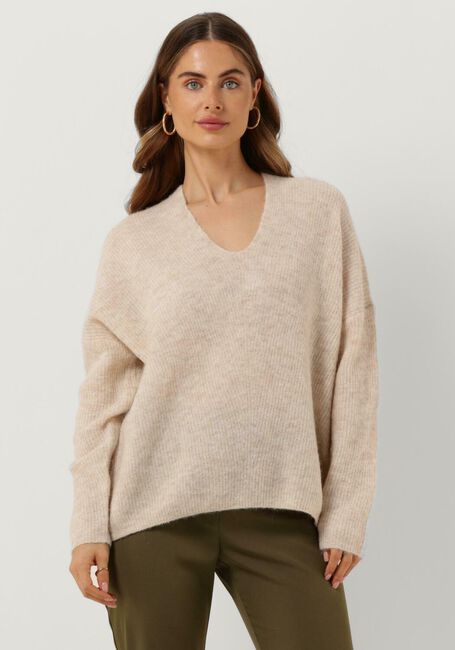 Ecru MOS MOSH Trui THORA V-NECK KNIT - large