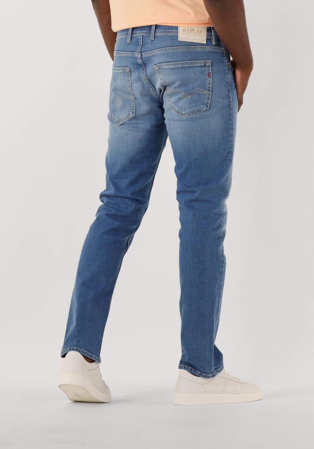 REPLAY Heren Jeans Grover Pants Blauw