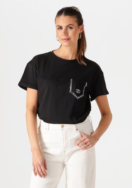 Zwarte LIU JO T-shirt ECS T-SHIRT MODA M/C - large