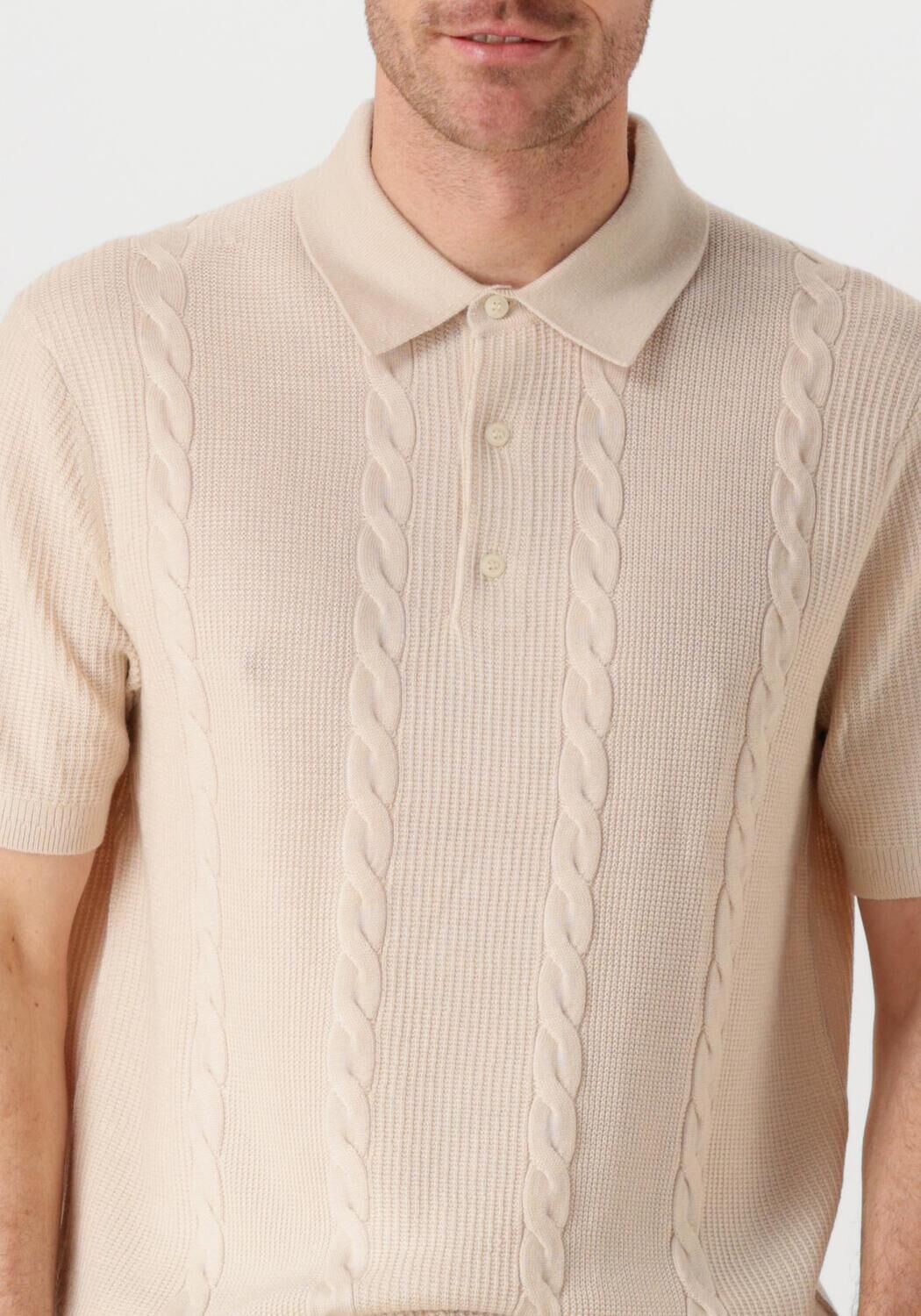 TOMMY HILFIGER Heren Polo's & T-shirts Dc Cable Polo Beige