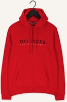 Rode TOMMY HILFIGER Sweater CORP GRAPHIC HOODIE Rode TOMMY HILFIGER Sweater CORP GRAPHIC HOODIE - medium