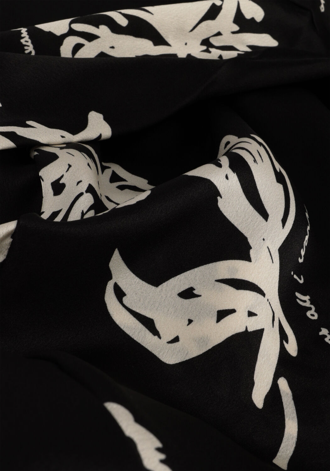 Zwarte OBJECT Midi jurk OBJISSY PAPAYA S/S MIDI WRAP - large