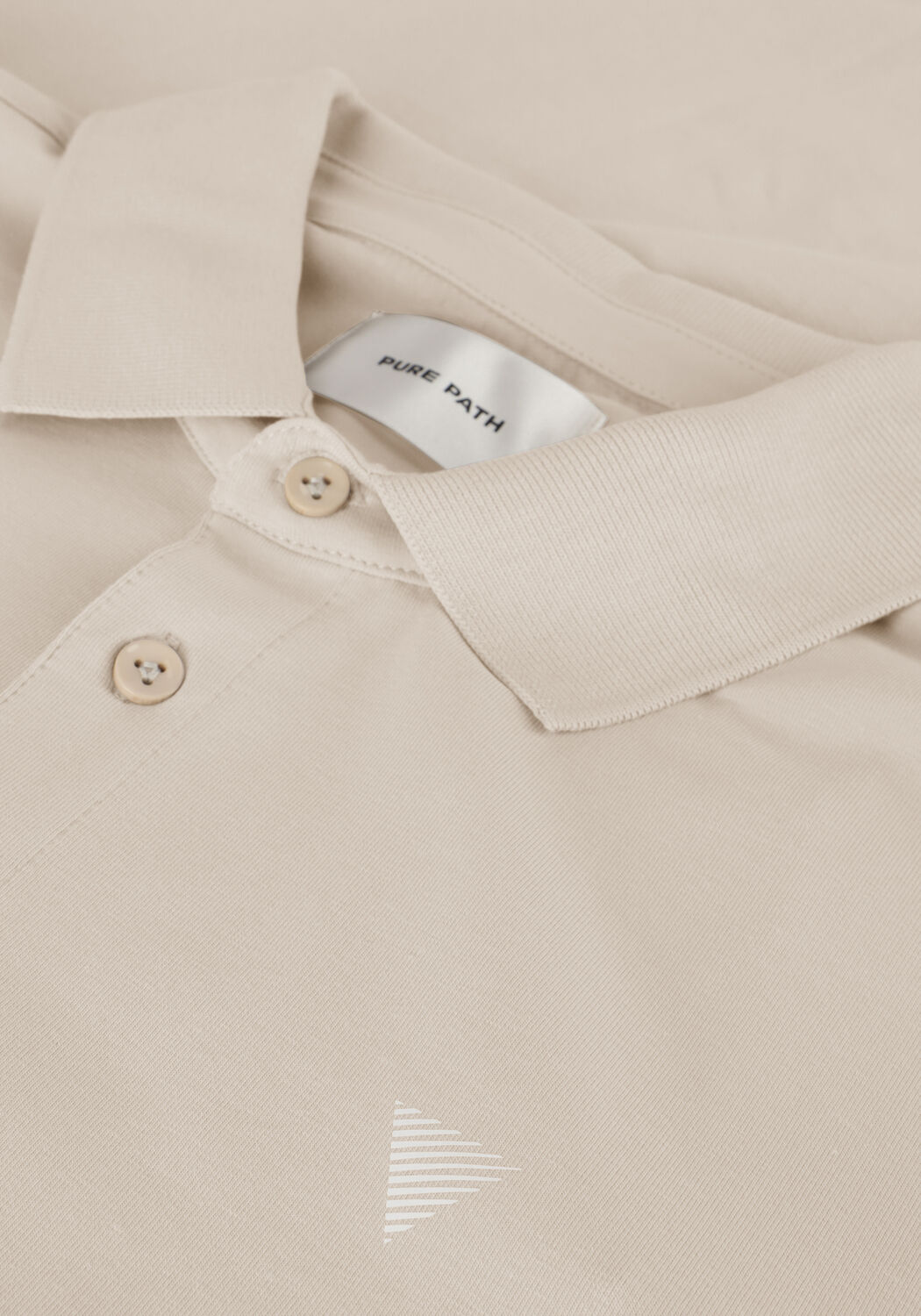 Zand PURE PATH Polo SHORTSLEEVE POLO WITH CHEST PRINT - large