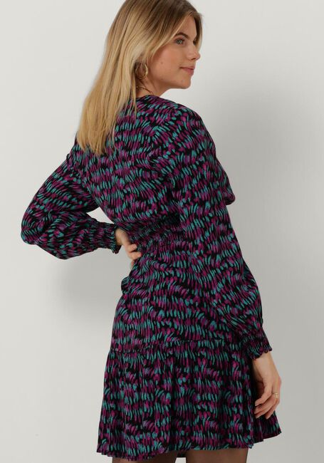 Paarse YDENCE Mini jurk DRESS NOVALI - large