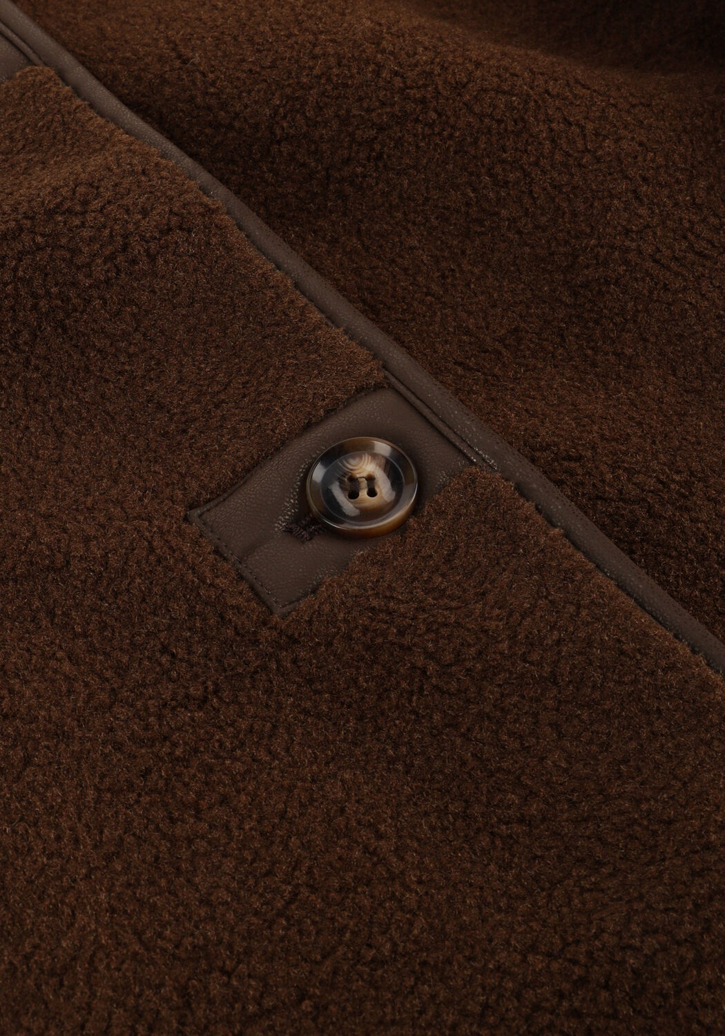 Bruine NEO NOIR Teddy jas CARMEN TEDDY COAT - large