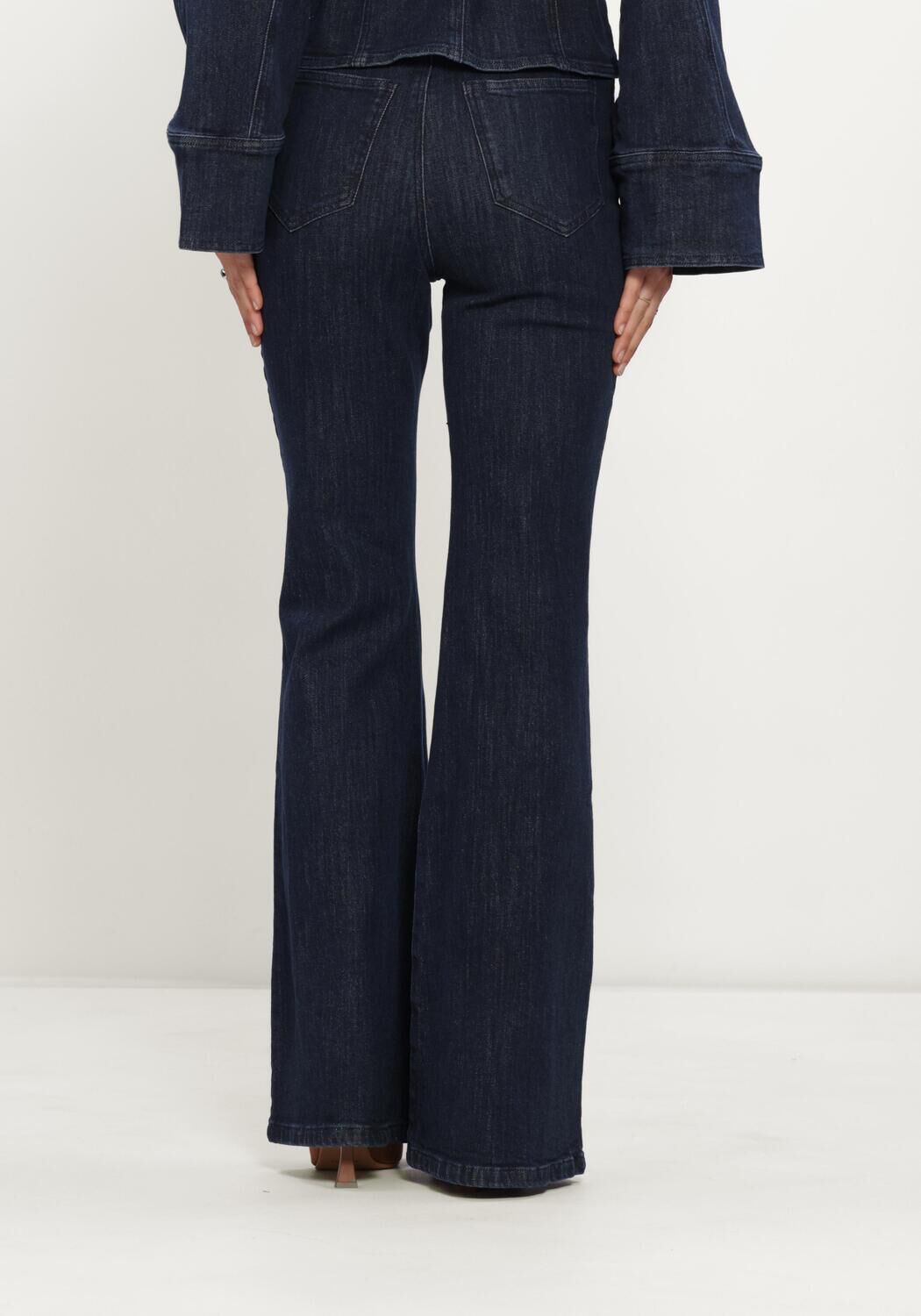 Donkerblauwe FREEBIRD Flared jeans PARISA - large