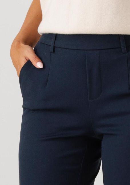 Donkerblauwe OBJECT Pantalon OBJLISA SLIM PANT - large