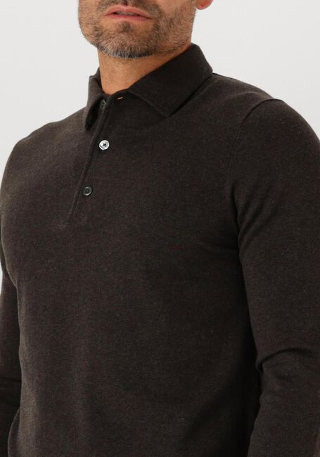 Zwarte PROFUOMO Polo POLO ONEPIECE LS - large