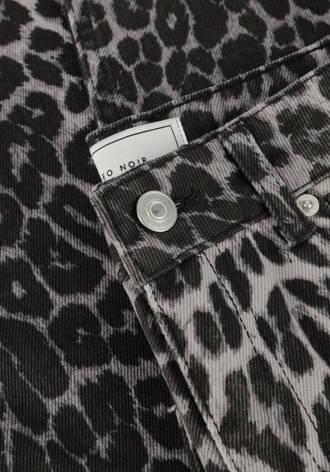 Bruine NEO NOIR Lange broeken SIMONA LEOPARD PANTS - large