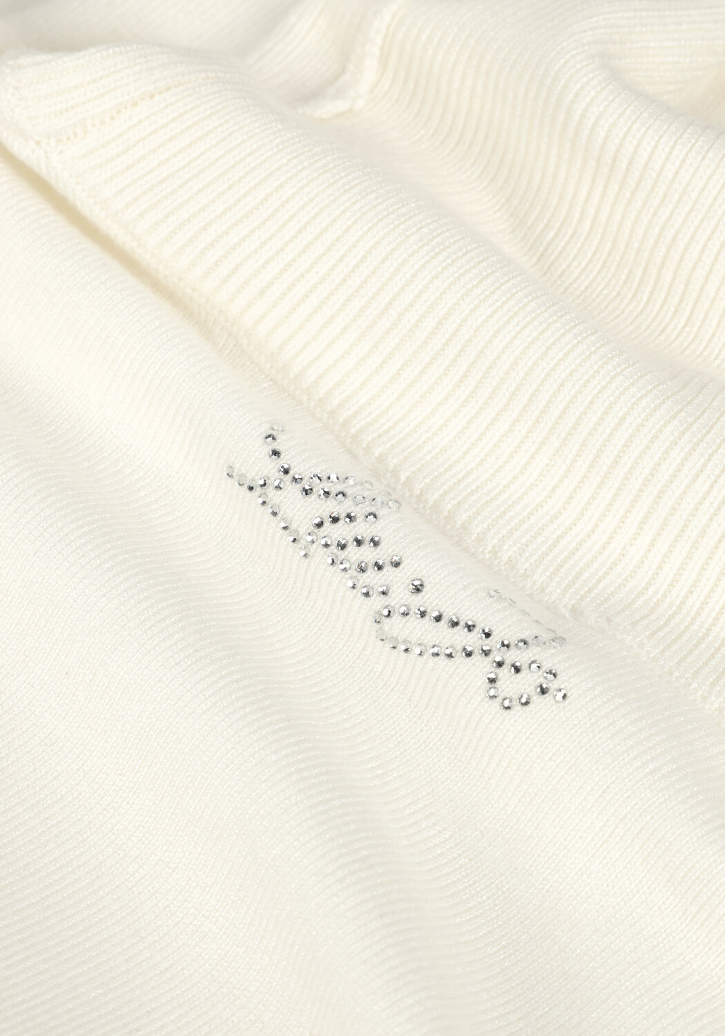 Witte LIU JO Coltrui ECS MAGLIA CIUSA M/C GLAM - large