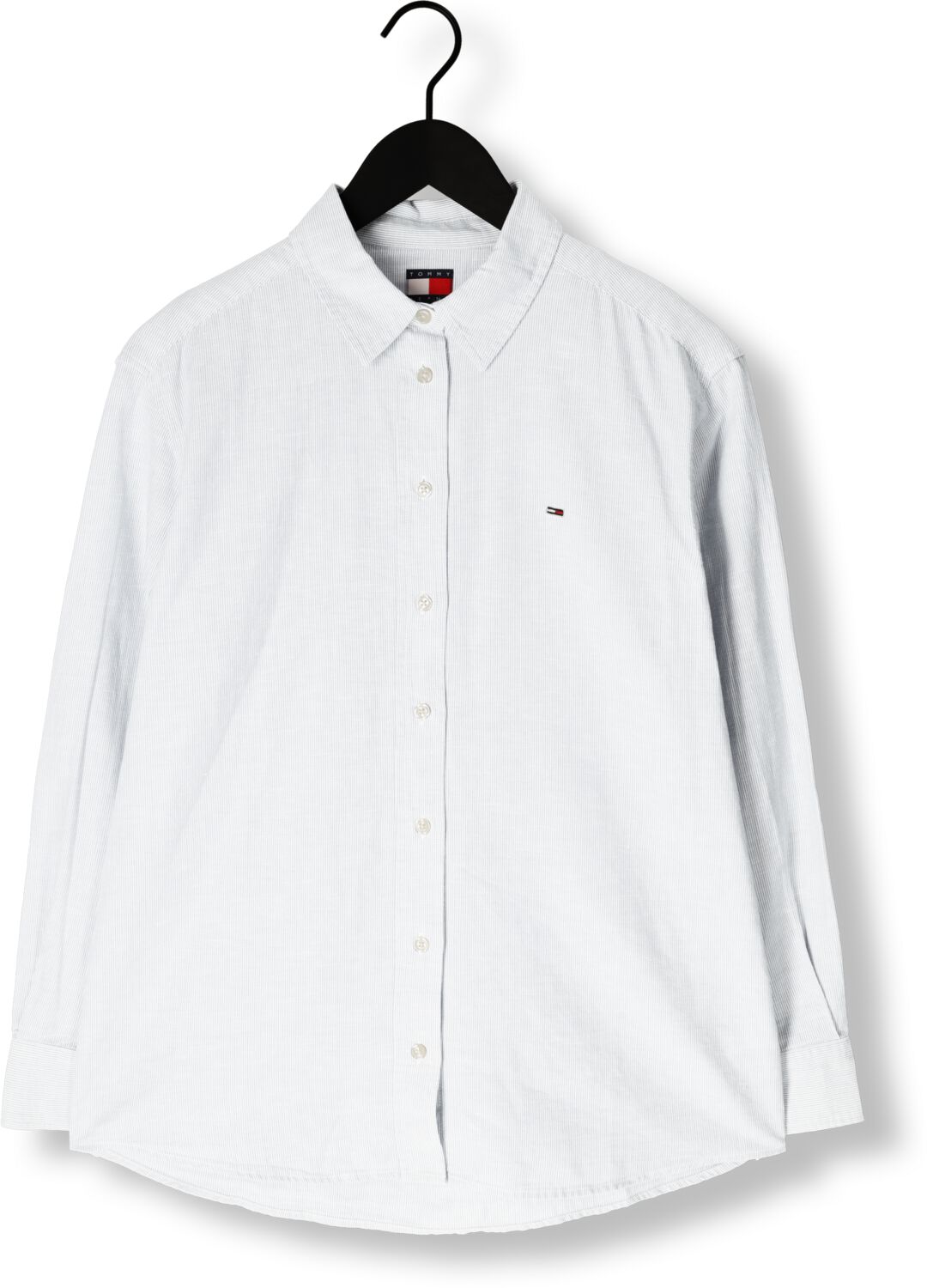 TOMMY JEANS Dames Blouses Tjw Rlx Linen Shirt Lichtblauw