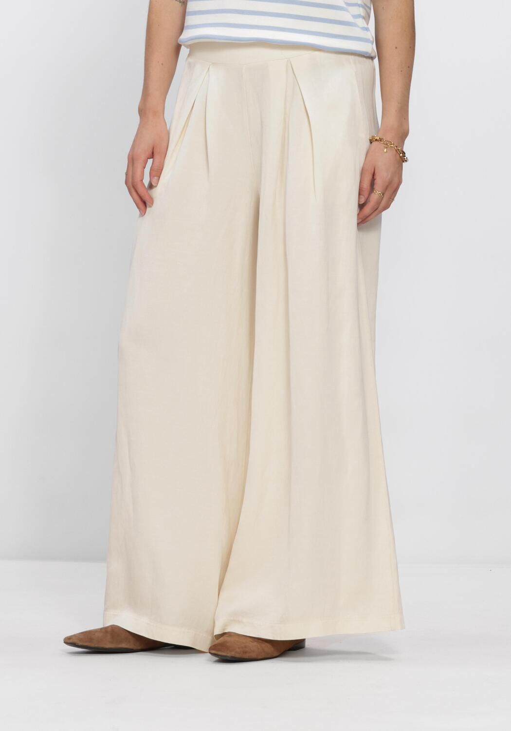 Witte SIMPLE Lange broeken TROUSER - large