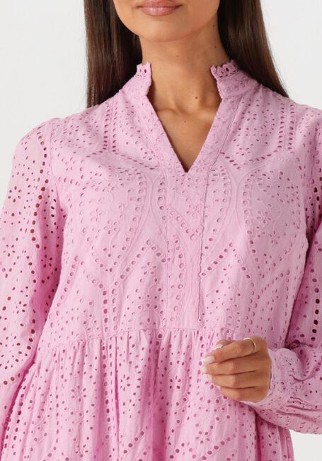 Lichtroze Y.A.S. Mini jurk YASHOLI LS DRESS S. NOOS - large