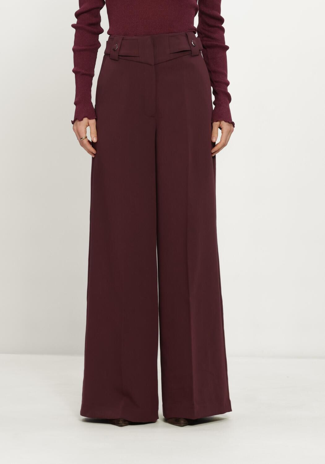 Bordeaux AAIKO Pantalon NORE BUTTONS RPES 345 - large