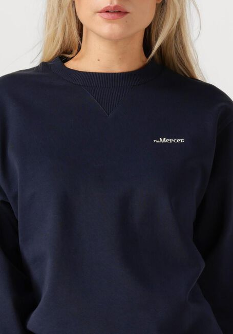 Donkerblauwe MERCER AMSTERDAM Sweater THE MERCER BRAND SWEATER - large