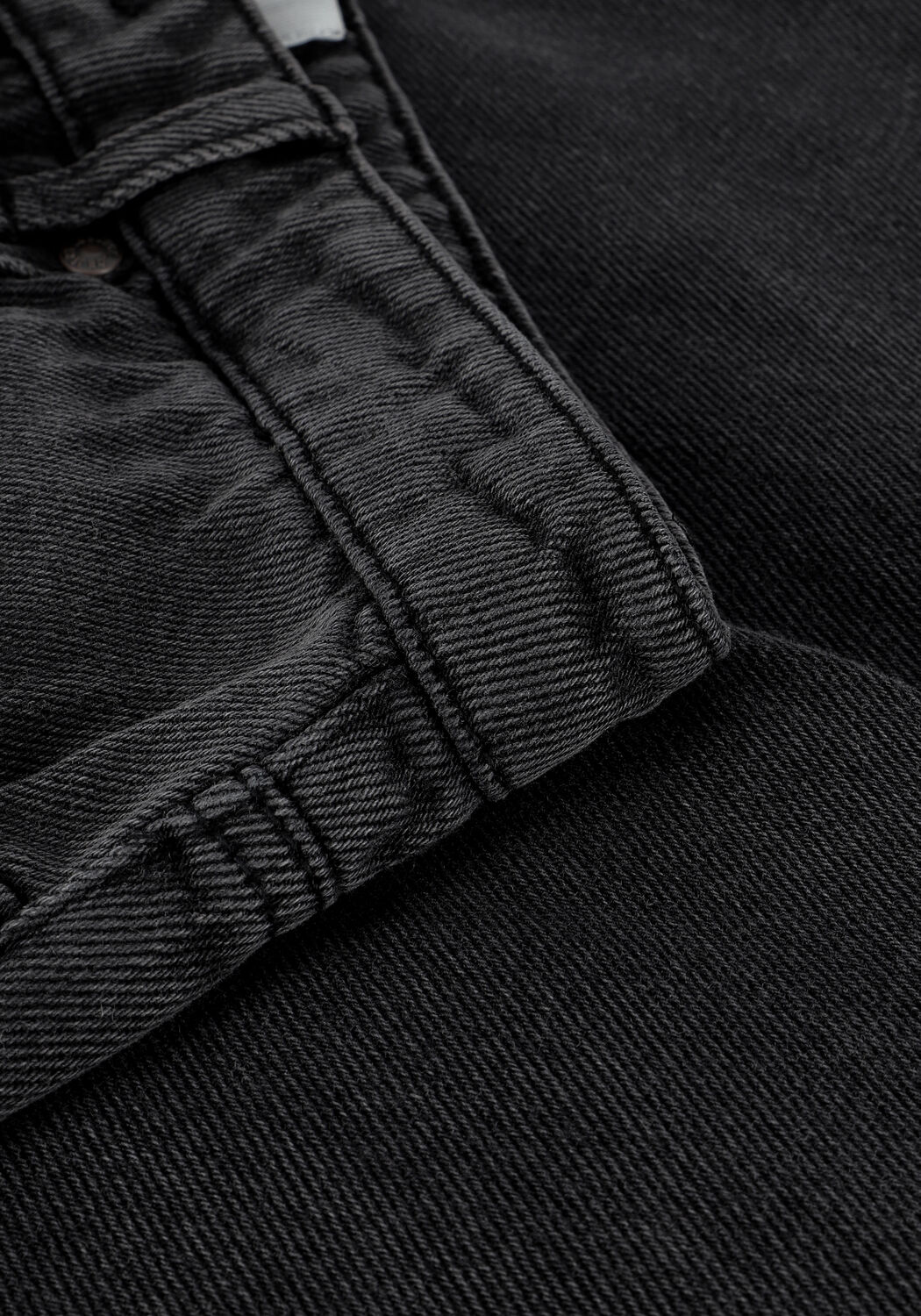 Donkergrijze OBJECT Mom jeans KILA HW DENIM JEANS - large