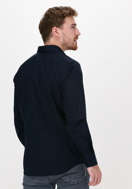 Donkerblauwe SELECTED HOMME Klassiek overhemd SLIMMICHIGAN SHIRT LS B - large