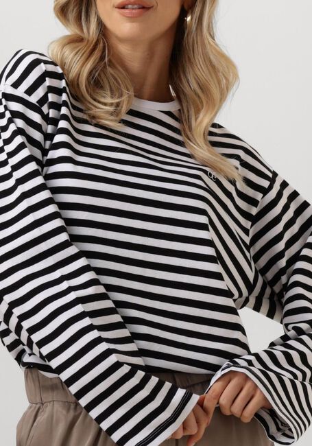 Witte SOEURS DE PROVENCE Longsleeves EVE TEE STRIPED - large