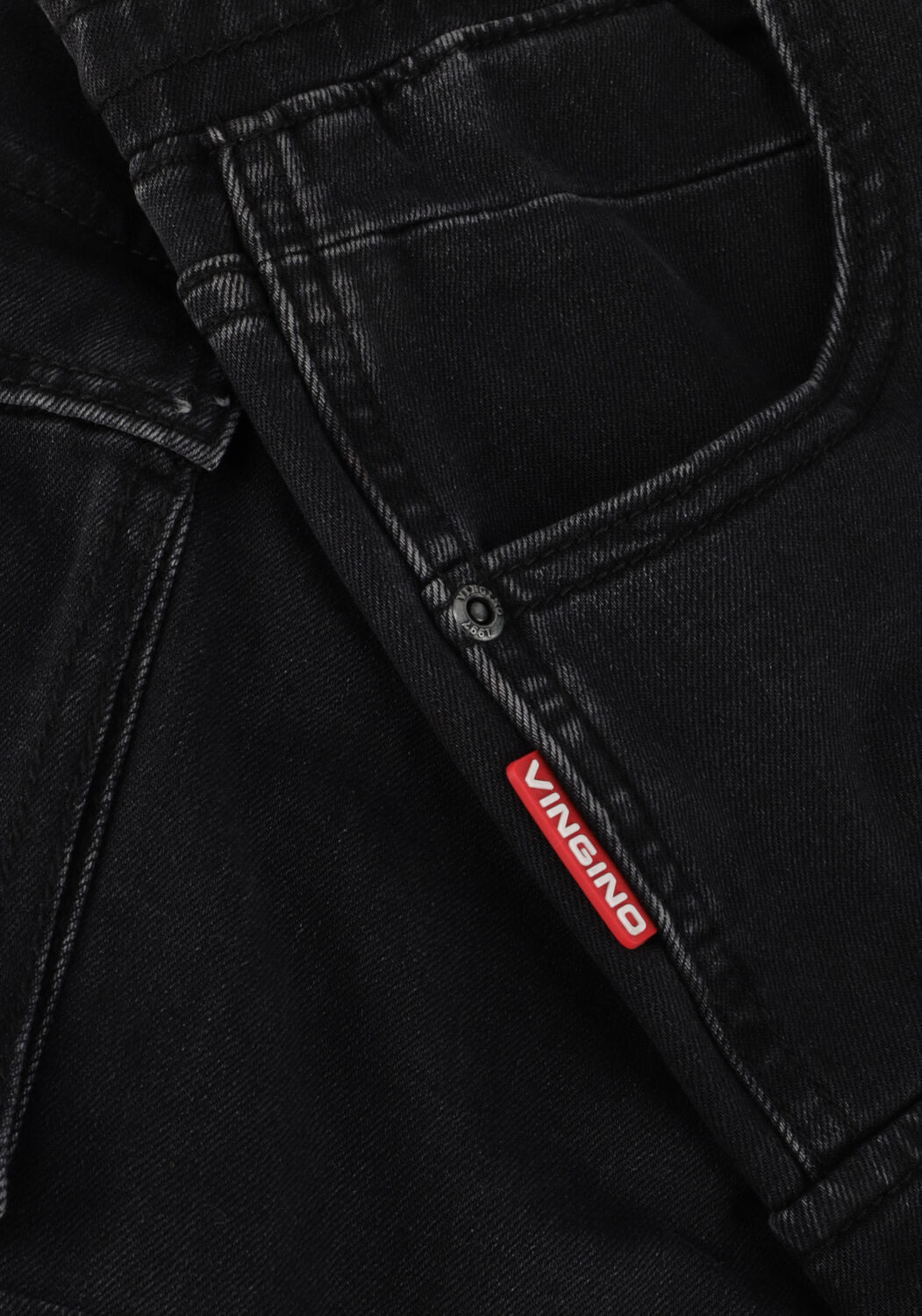 VINGINO Jongens Jeans Cecario Zwart