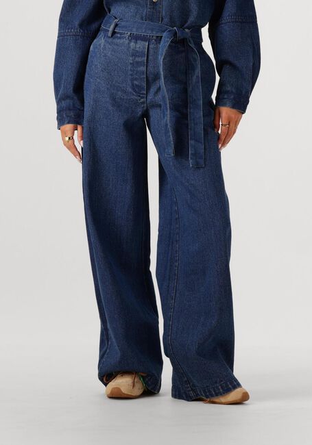 Blauwe MODSTRÖM Wide jeans POSSYMD PANTS - large
