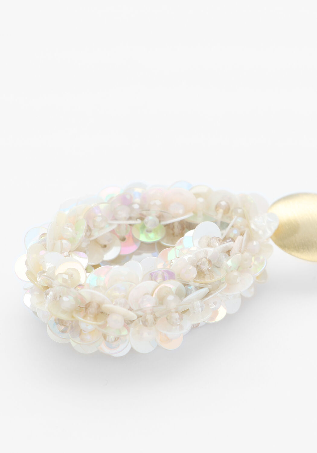 Goudkleurig LOTT. GIOIELLI Oorbellen SEQUIN DROP - large