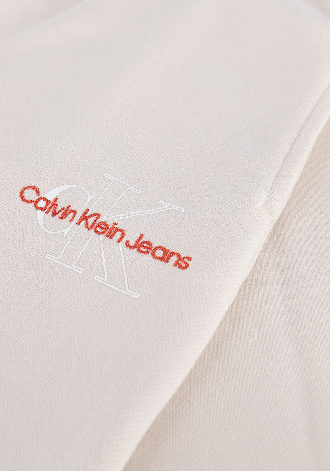 Gebroken wit CALVIN KLEIN Minirok TWO TONE MONOGRAM SKIRT - large