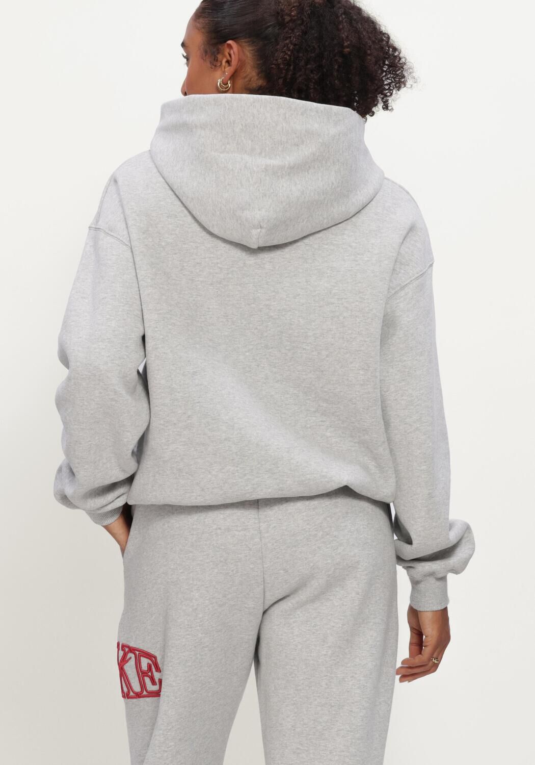 NIKE Dames Truien & Vesten Studio Fleece Middelzwaar 'graphic Pack' Lichtgrijs