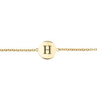 Gouden ATLITW STUDIO Armbanden CHARACTER BRACELET LETTER GOLD - medium