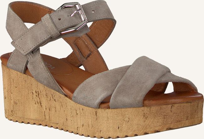 Taupe OMODA Platte sandalen 722017 Taupe OMODA Platte sandalen 722017 - large
