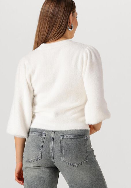 Witte CATWALK JUNKIE Trui FUZZY PUFF SLEEVE KNIT - large