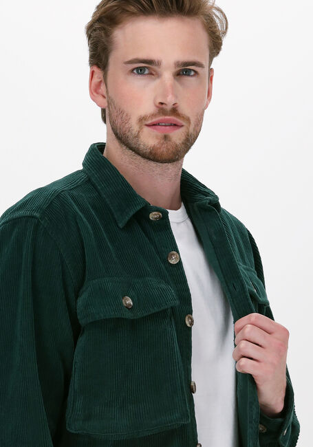 Donkergroene FORÉT Overshirt GONE - large