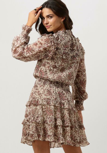 Beige NEO NOIR Mini jurk PIPER VINTAGE PAISLEY DRESS - large