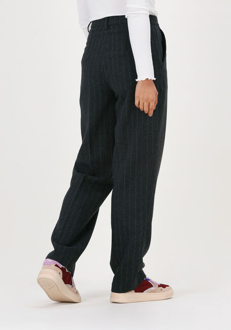Grijze SELECTED FEMME Pantalon SLFMERCY HW TAPERED WOOL PANT - large