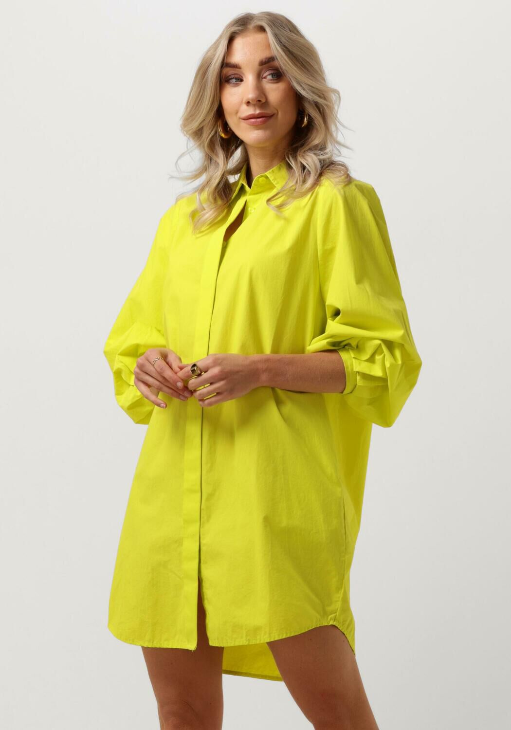 Silvian Heach Gele Tuniek Blouse met Wijde Mouwen Yellow Dames