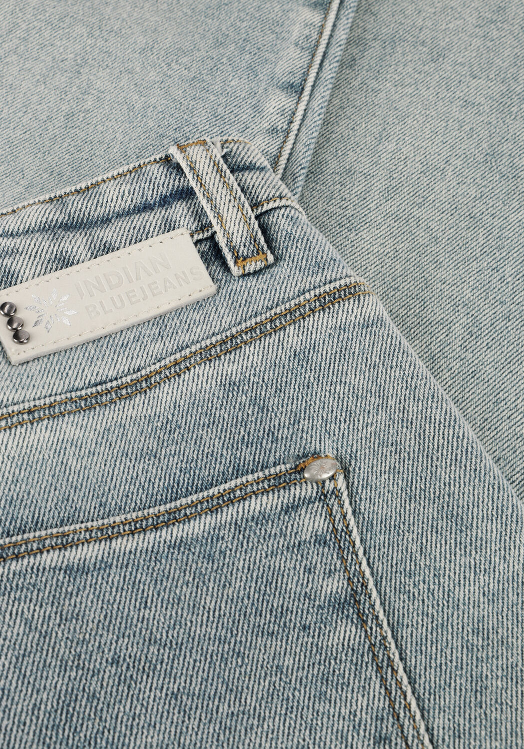 Lichtblauwe INDIAN BLUE JEANS Slim fit jeans BALLOON FIT LIGHT DENIM - large