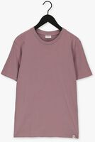 Lila PUREWHITE T-shirt ORGANIC FABRIC T-SHIRT WITH TRAINGLE SELF FABRIC PATCH ON BACK