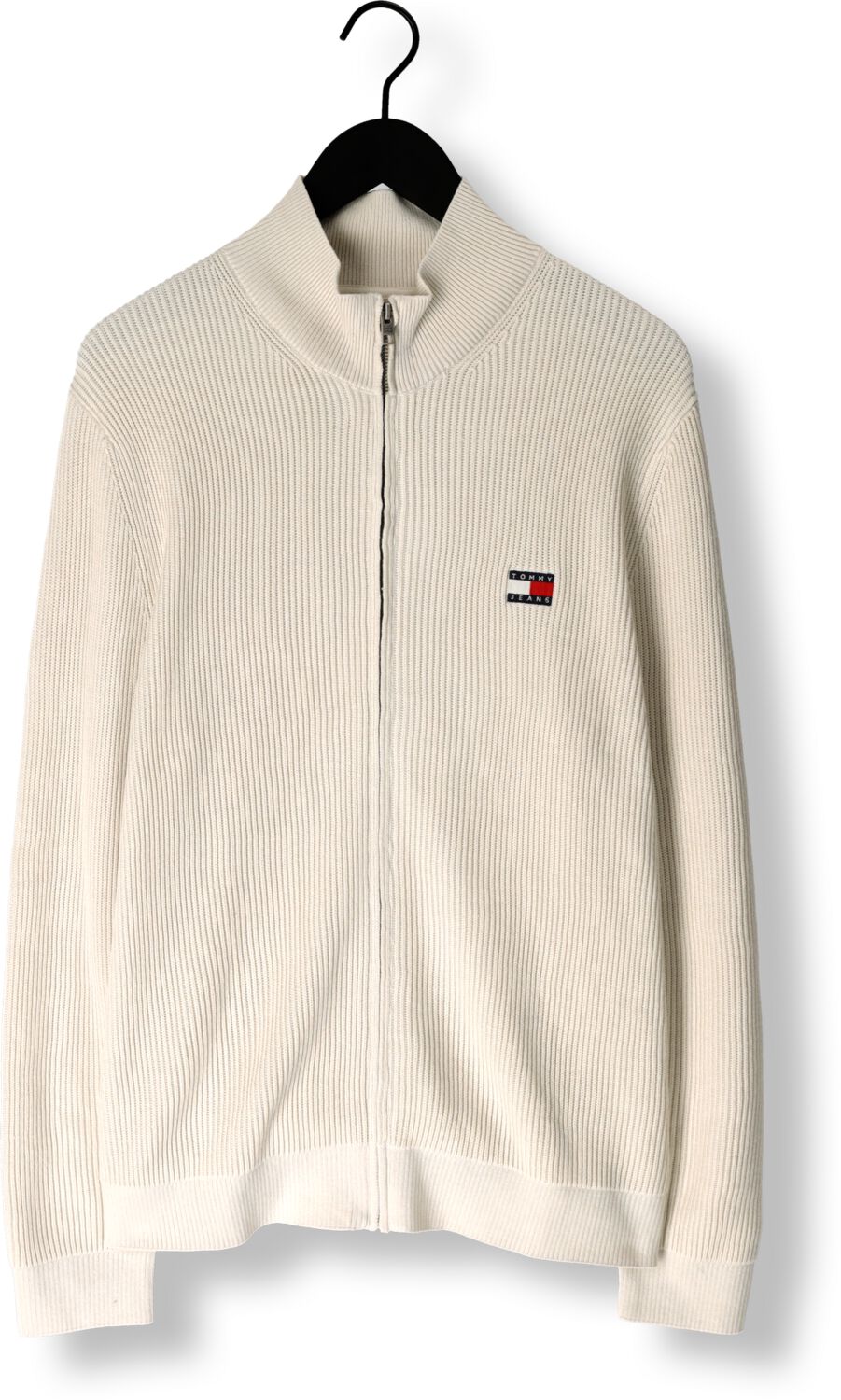 TOMMY JEANS Heren Truien & Vesten Tjm Slim Xs Badge Zip Thru Beige
