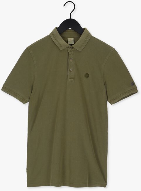 Olijf CAST IRON Polo SHORT SLEEVE POLO COTTON GD PIQUE - large