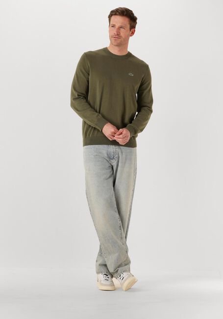 LACOSTE REGULAR FIT CREW NECK SWEATER - large