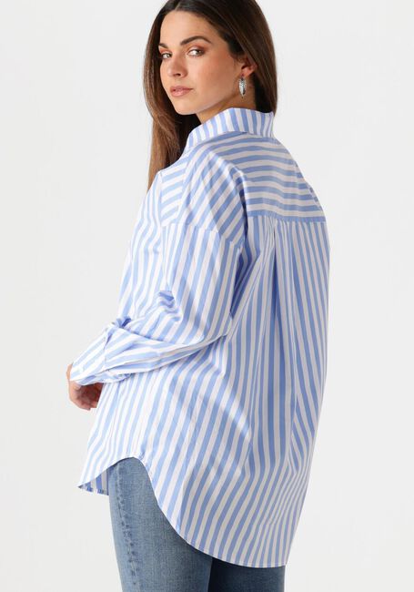 Blauwe CC HEART Blouses CC HEART HARPER STRIPE BLOUSE - large