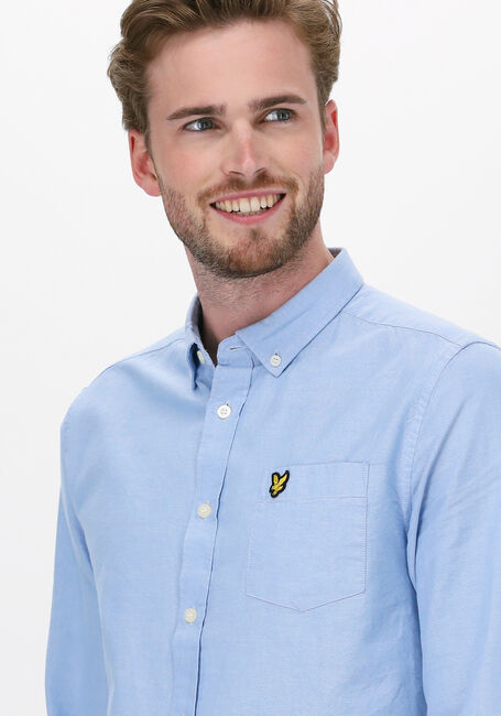 Blauwe LYLE & SCOTT Casual overhemd OXFORD SHIRT - large