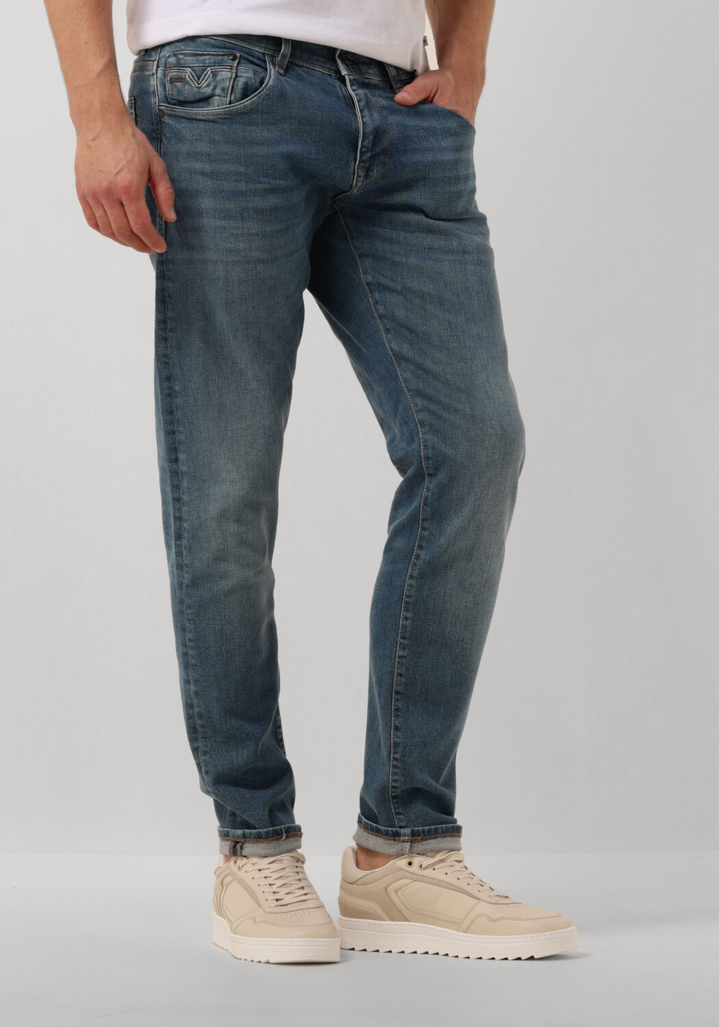 VANGUARD Heren Jeans V12 Rider Blauw