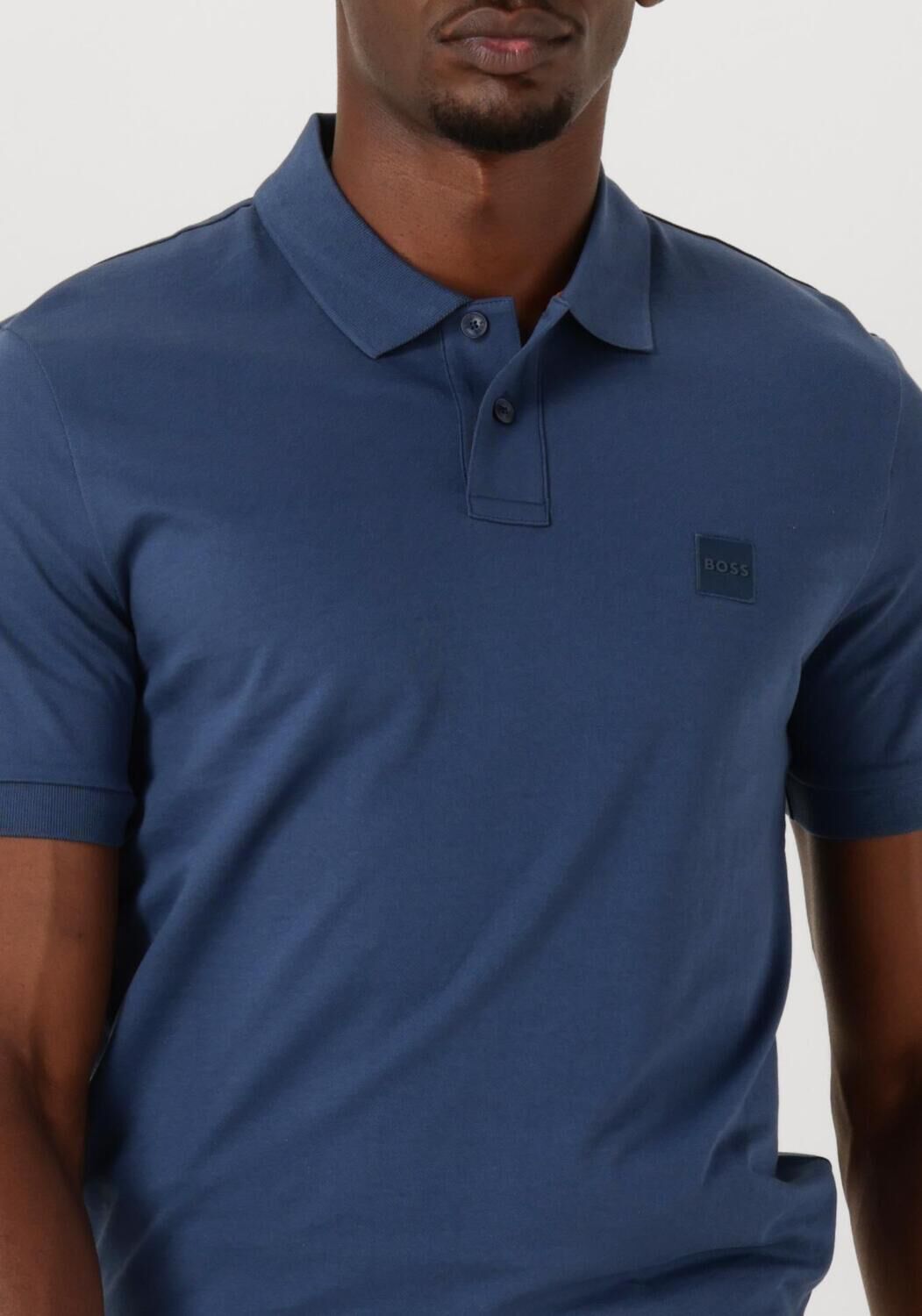 BOSS ORANGE Heren Polo's & T-shirts Passenger Blauw