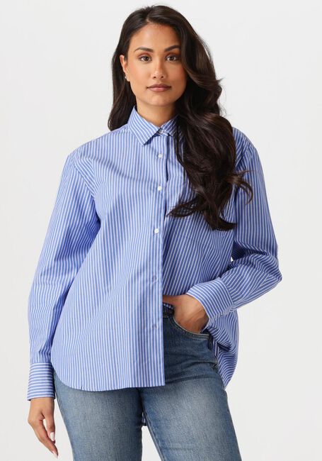 Blauwe TOMMY HILFIGER Blouses ESS POPLIN EASY FIT SHIRT - large